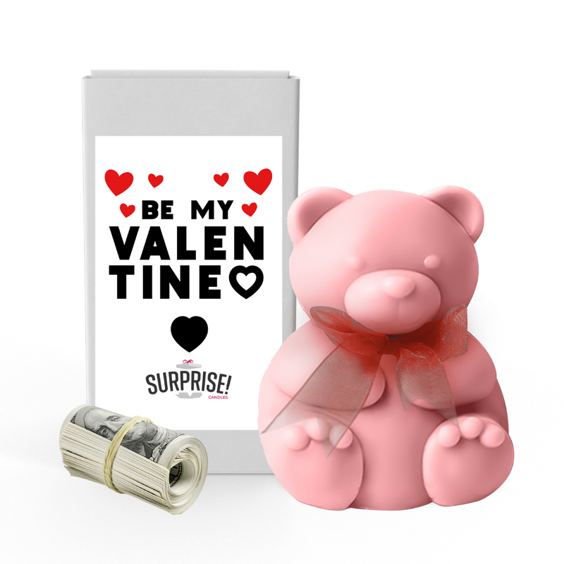 Be My Valentine | Valentines Day Surprise Cash Money Bear Wax Melts