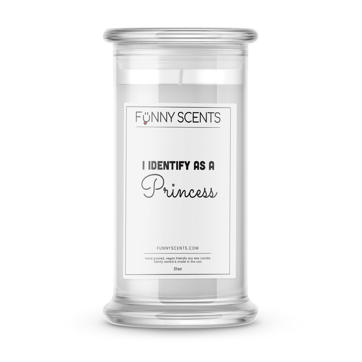 I Identify As a Princess Funny Candles
