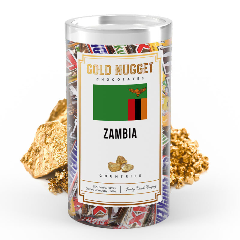 Zambia Countries Gold Nugget Chocolates