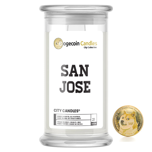 San Jose City DogeCoin Candles