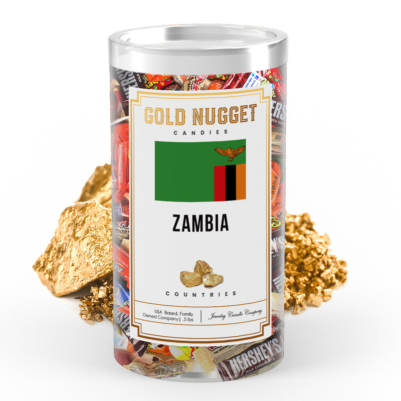 Zambia Countries Gold Nugget Candy