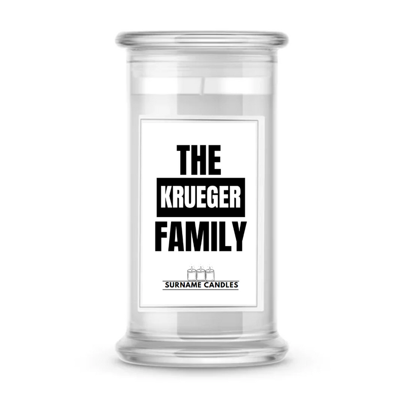 The Krueger Family | Surname Candles
