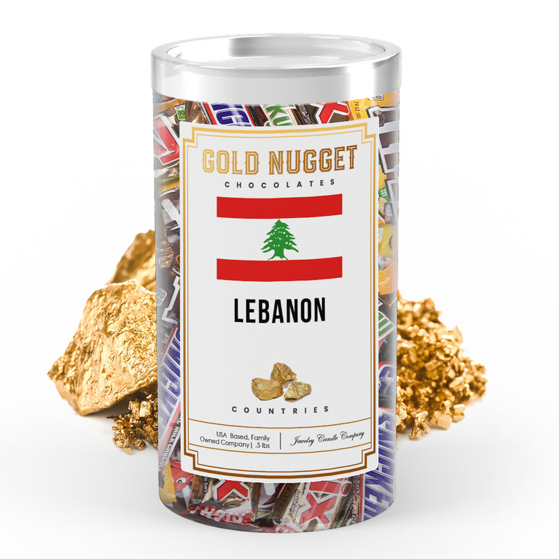 Lebanon Countries Gold Nugget Chocolates