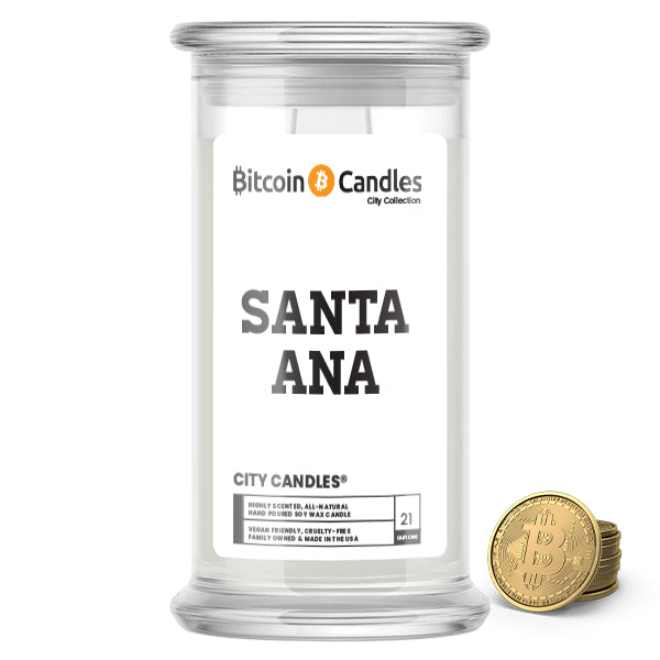 Santa Ana City Bitcoin Candles