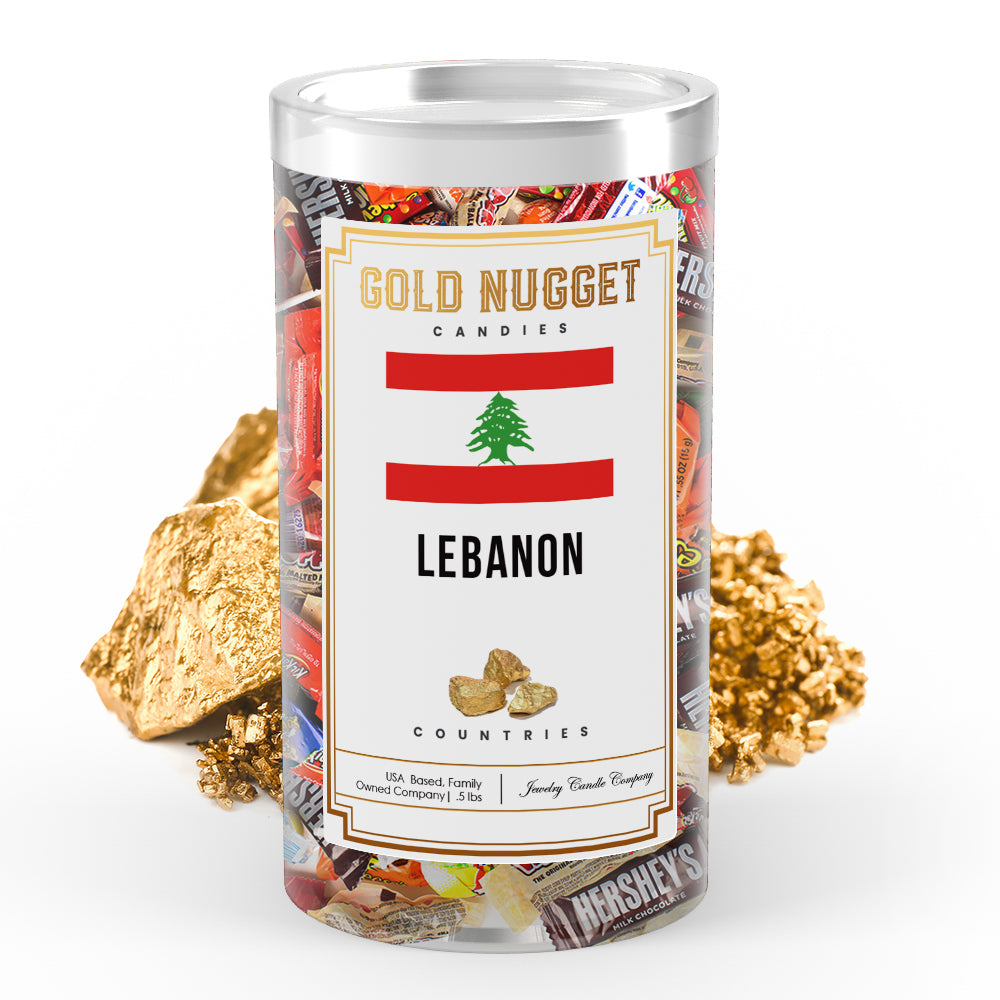 Lebanon Countries Gold Nugget Candy