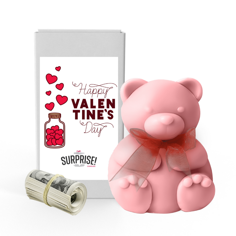 Happy Valentine's Days 15 | Valentines Day Surprise Cash Money Bear Wax Melts