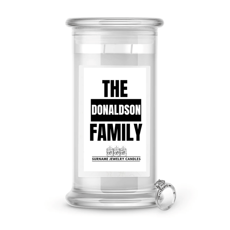 The Donaldson Family | Surname Jewelry Candles