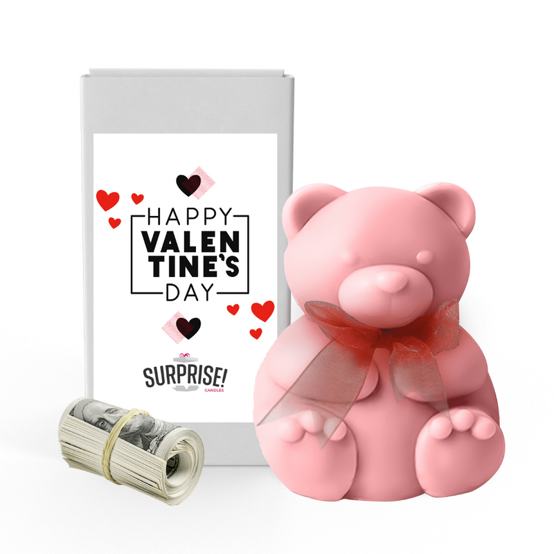 Happy Valentine's Days 16 | Valentines Day Surprise Cash Money Bear Wax Melts