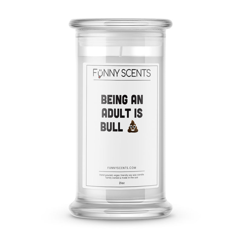 Being an Adult is Bullshit Funny Candles