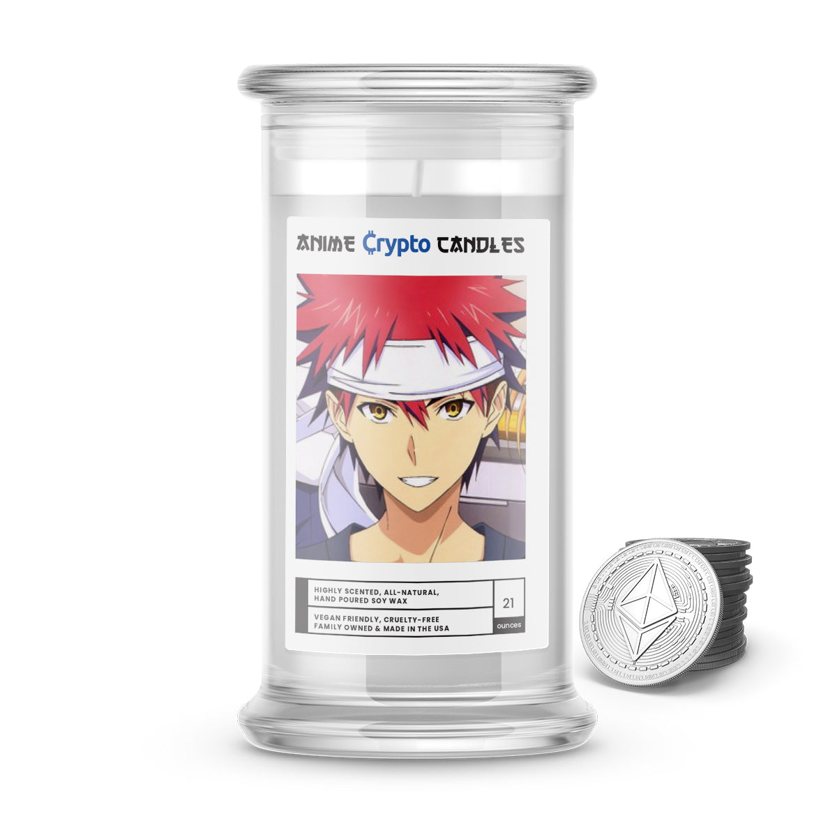 Yukihira, Souma (幸平 創真) - Crypto Anime Candles