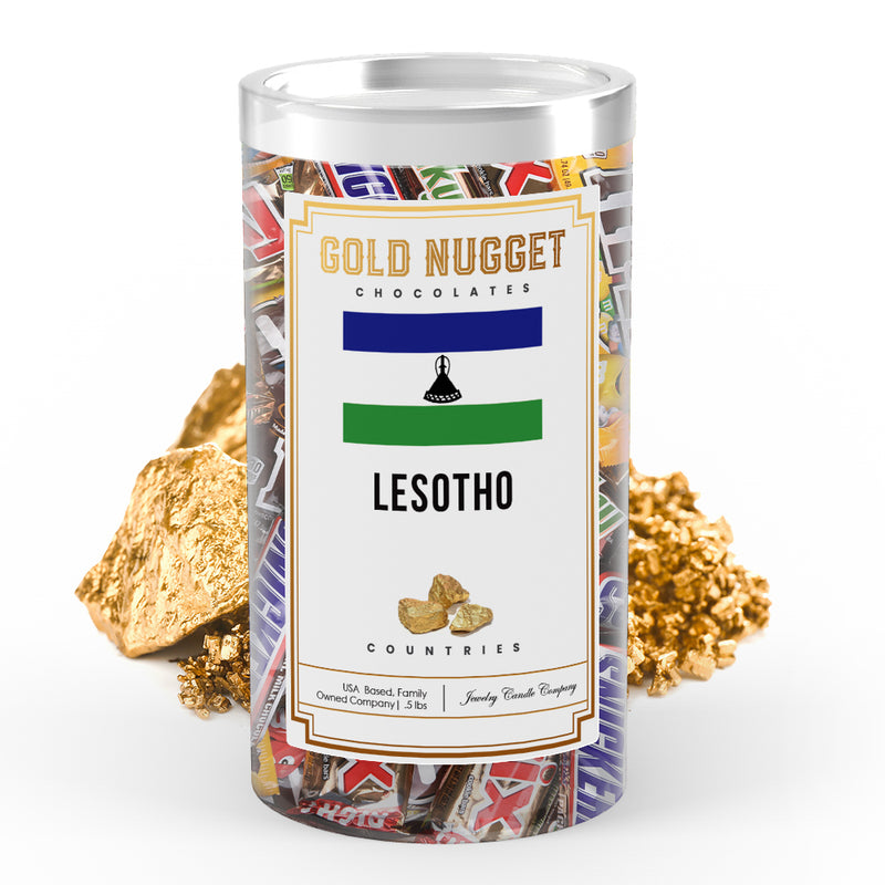 Lesotho Countries Gold Nugget Chocolates