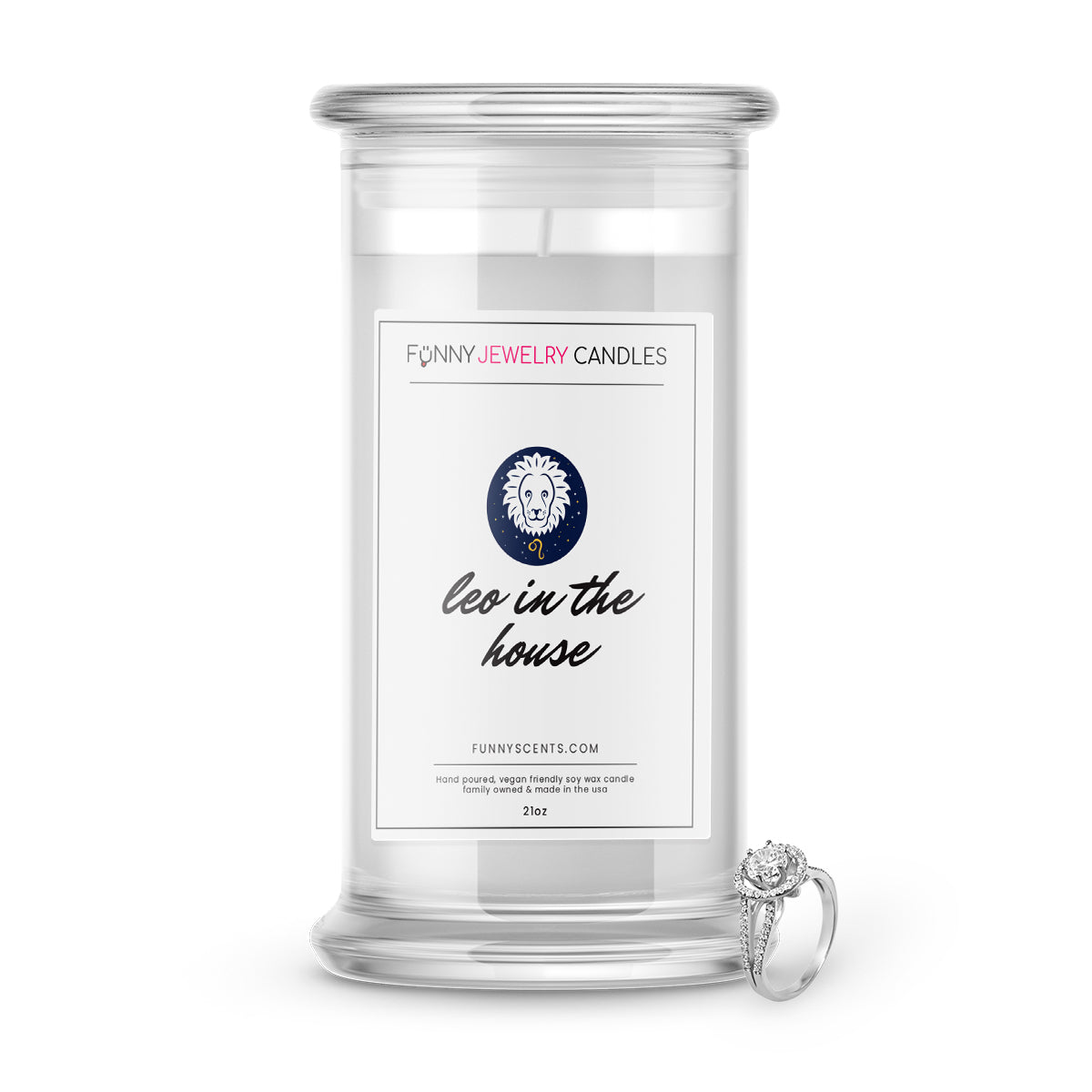 Leo in the house Jewelry Funny Candles