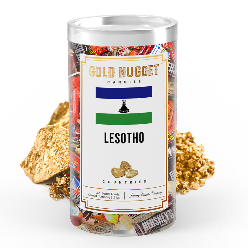 Lesotho Countries Gold Nugget Candy
