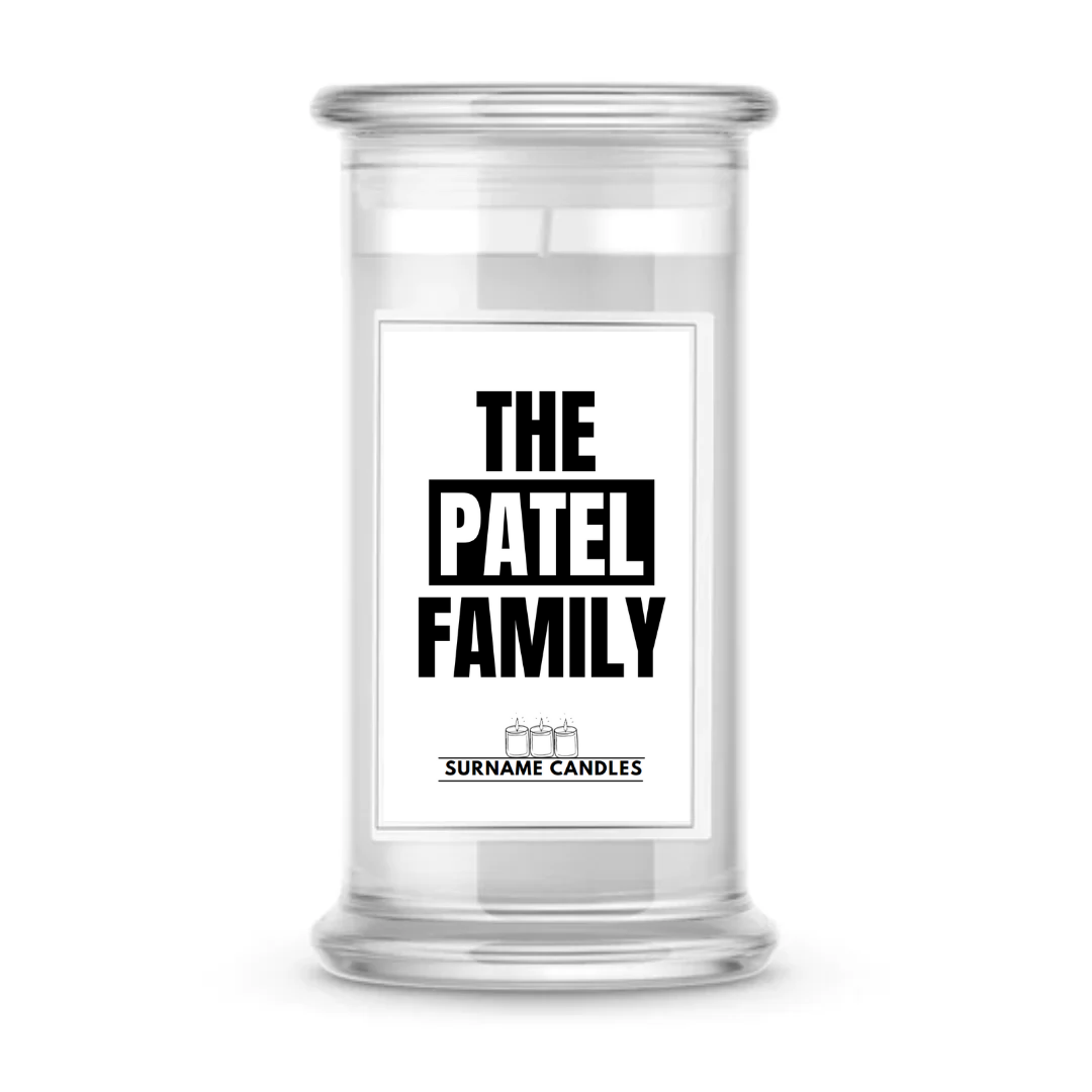 The Patel Family | Surname Candles
