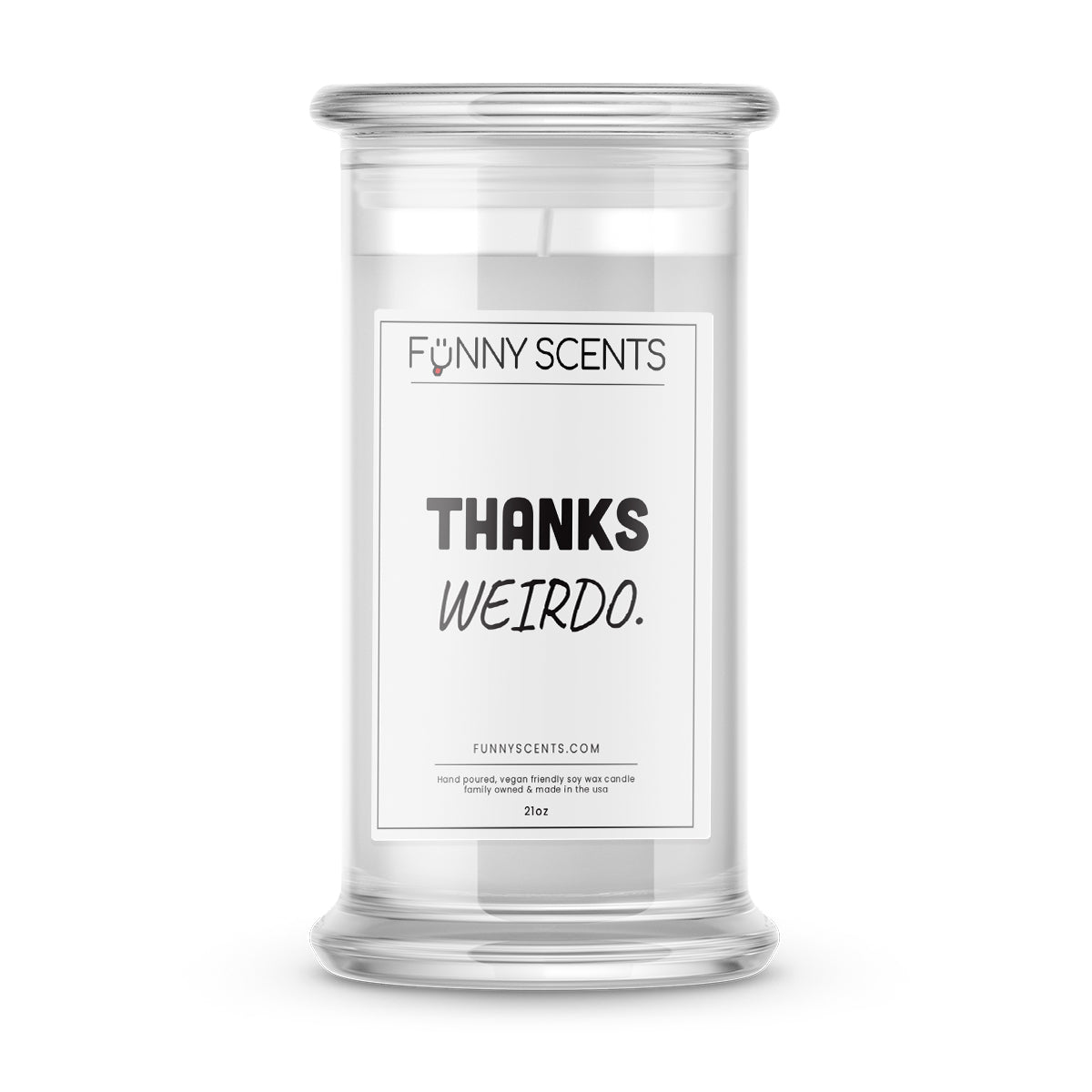 Thanks Weirdo Funny Candles