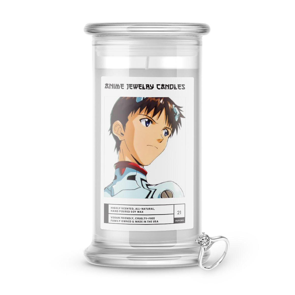 Ikari, Shinji | Anime Jewelry Candles