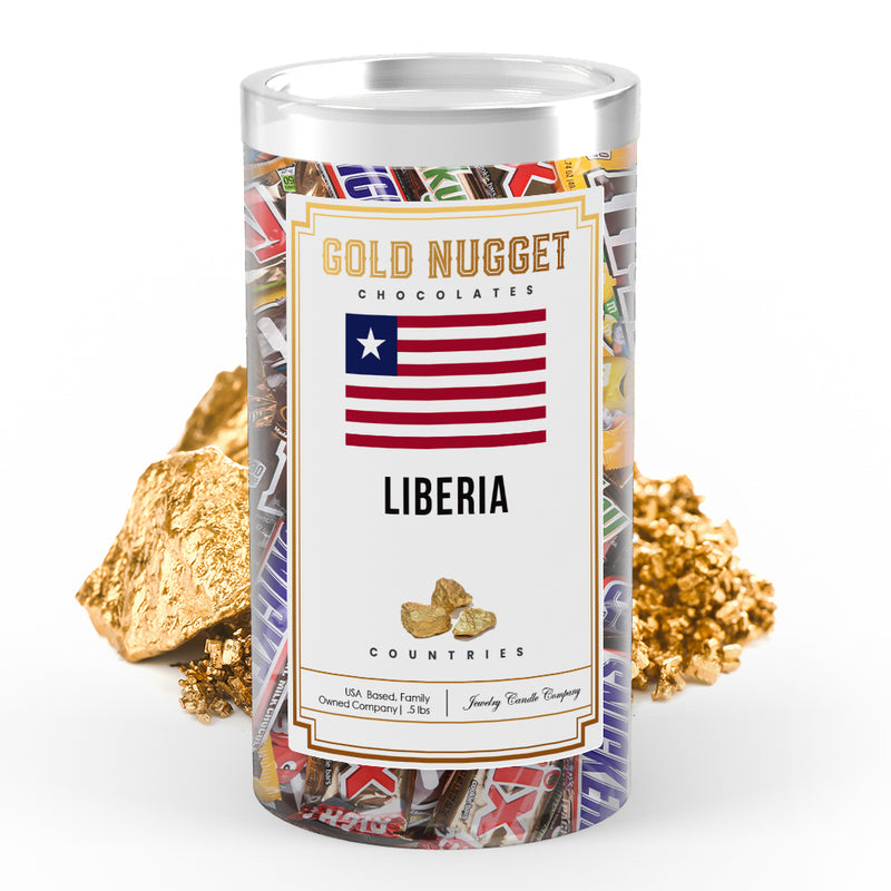 Liberia Countries Gold Nugget Chocolates