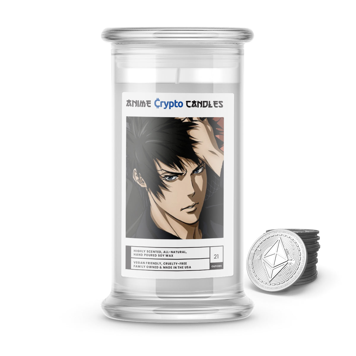 Kougami, Shinya (狡噛 慎也) - Crypto Anime Candles