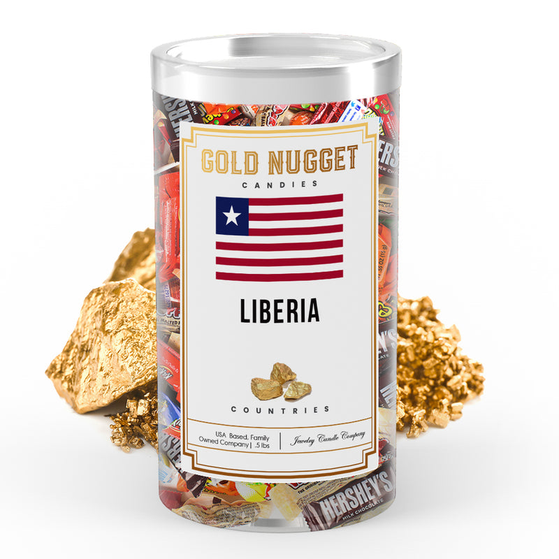 Liberia Countries Gold Nugget Candy