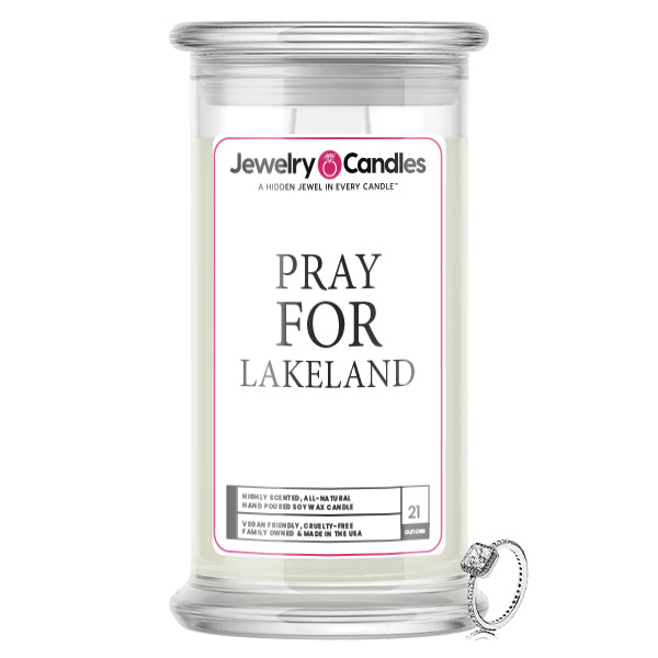 Pray For Lakeland Jewelry Candle