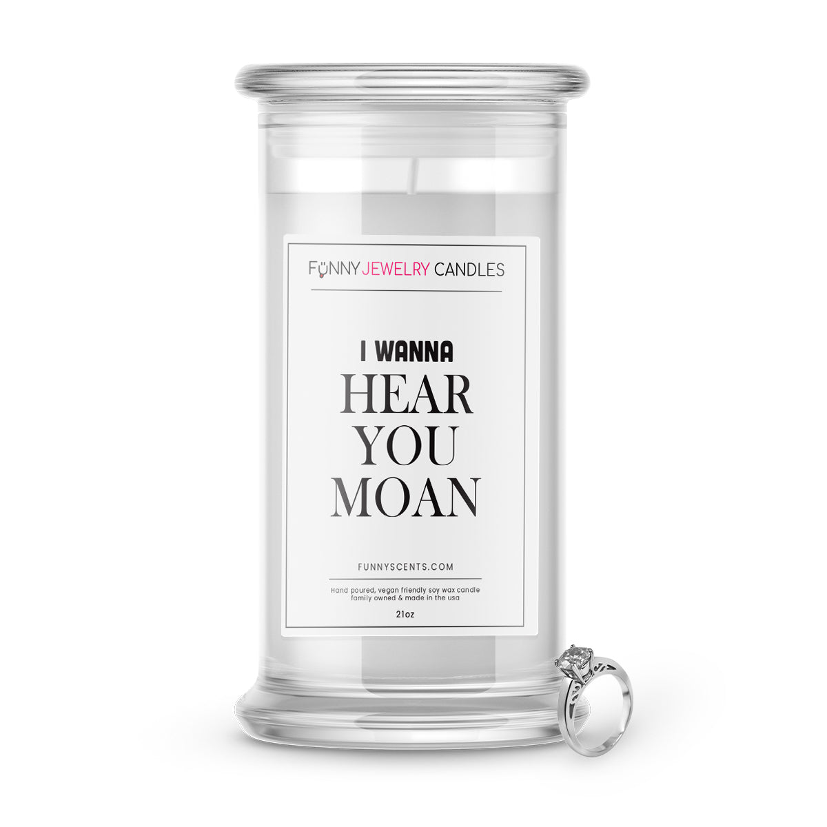 I Wanna Hear You Moan Jewelry Funny Candles