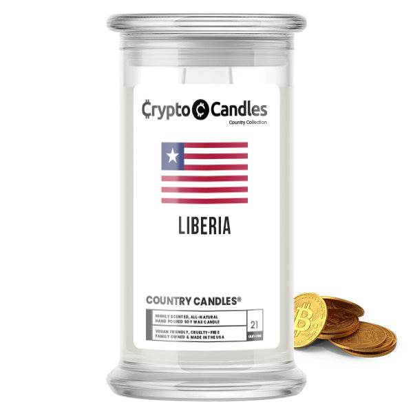 Liberia Country Crypto Candles