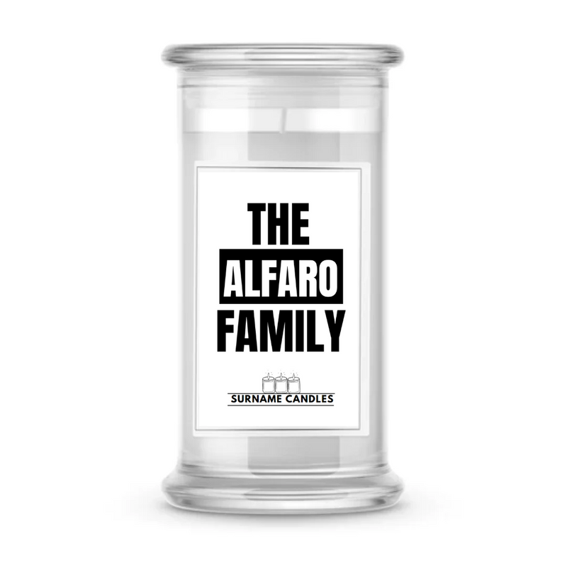 The Alfaro Family | Surname Candles