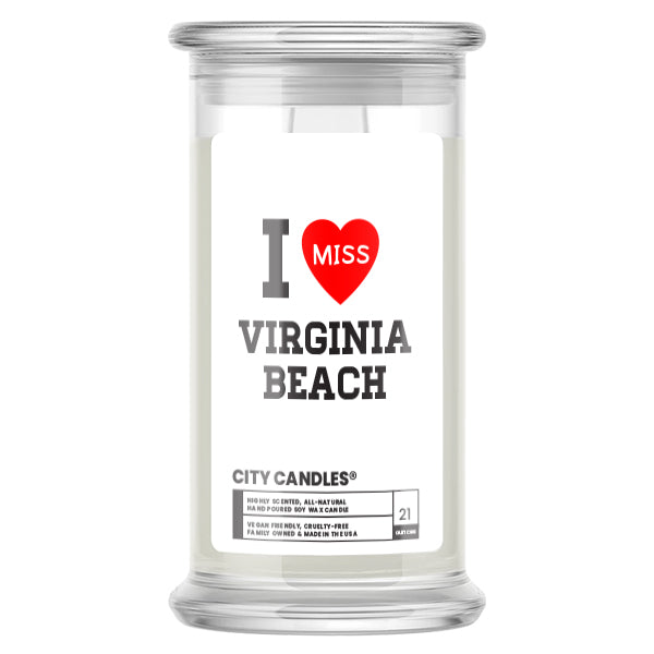 I miss Virginia Beach City  Candles