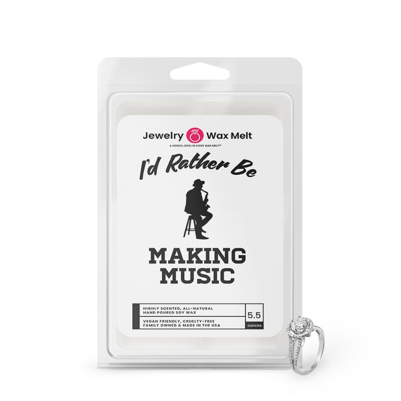 I'd rather be Making Music Jewelry Wax Melts