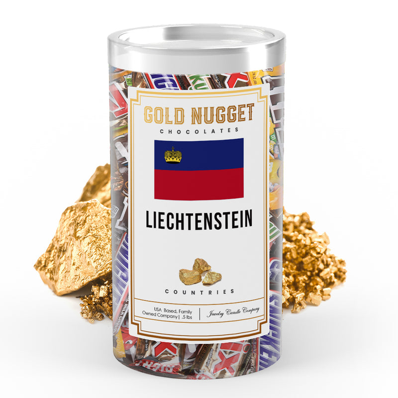 Liechtenstein Countries Gold Nugget Chocolates
