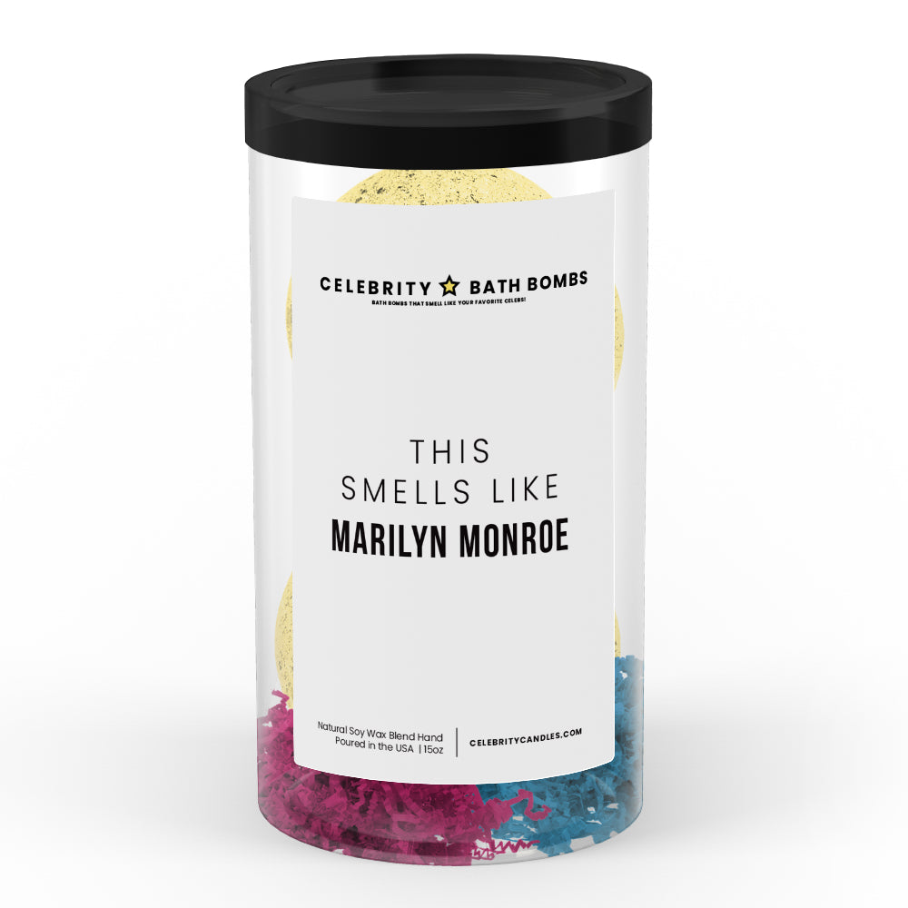 This Smells Like Marilyn Monroe Celebrity Bath Bombs