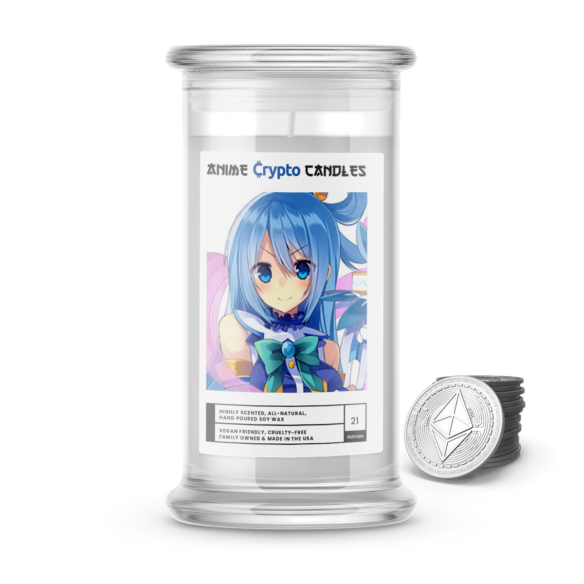 Aqua (アクア) - Crypto Anime Candles