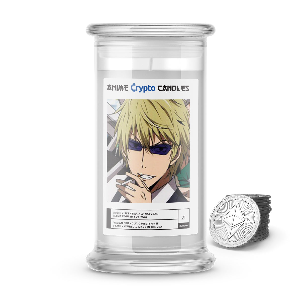 Heiwajima, Shizuo (平和島 静雄)  - Crypto Anime Candles