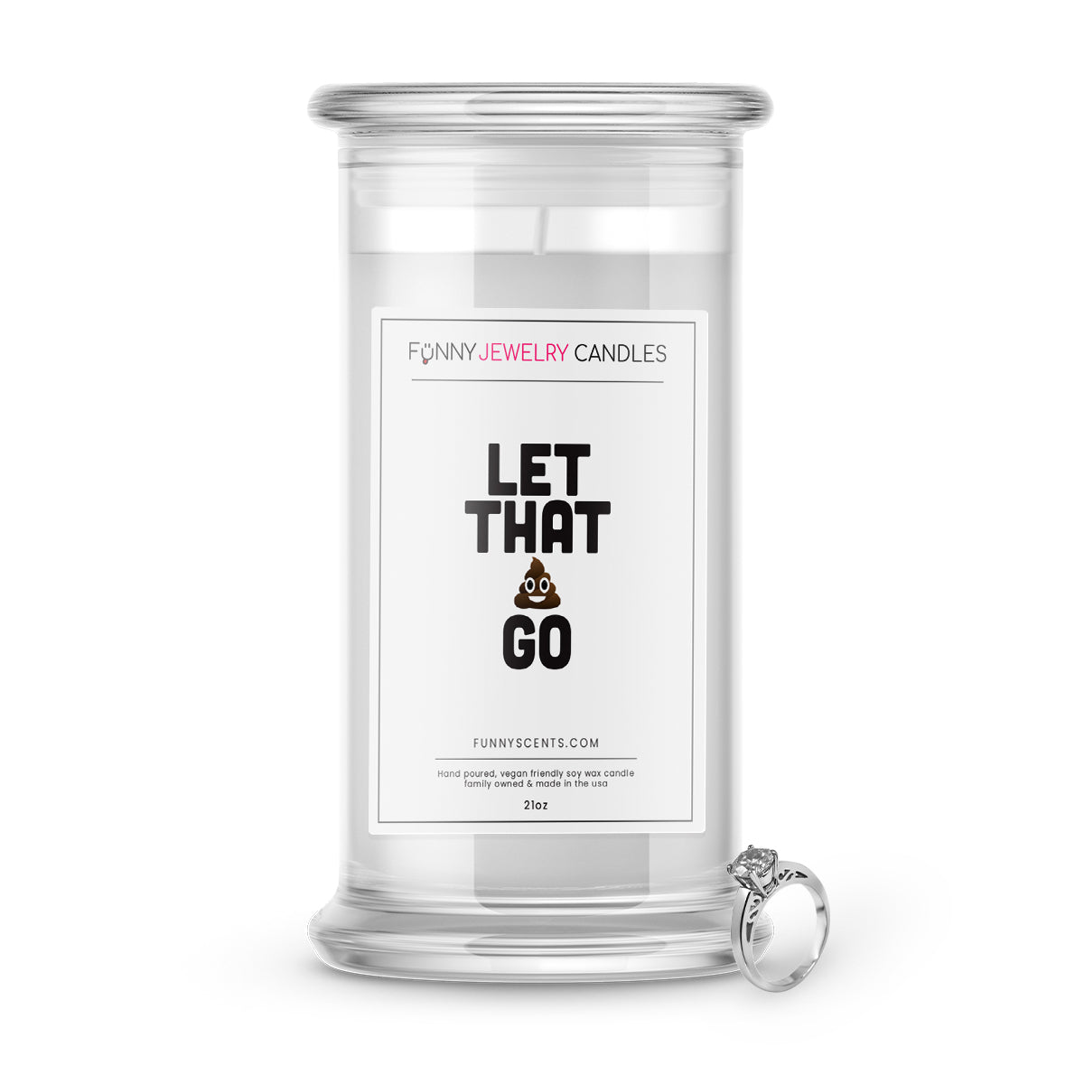 Let that shit go Jewelry Funny Candles