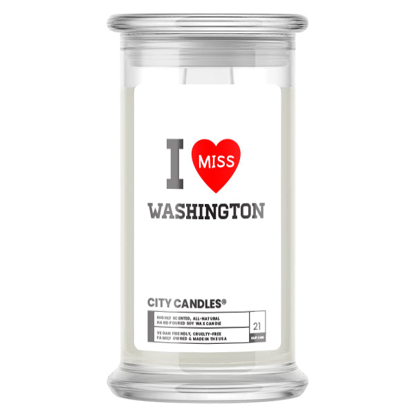 I miss Washington City  Candles