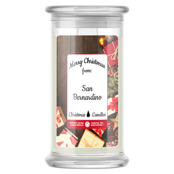 Merry Christmas From SAN BERNARDINO Candles