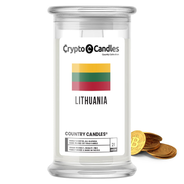 Lithuania Country Crypto Candles