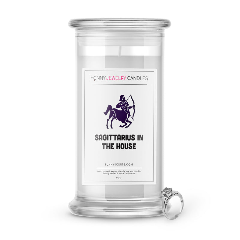 Sagittarius in the house Jewelry Funny Candles
