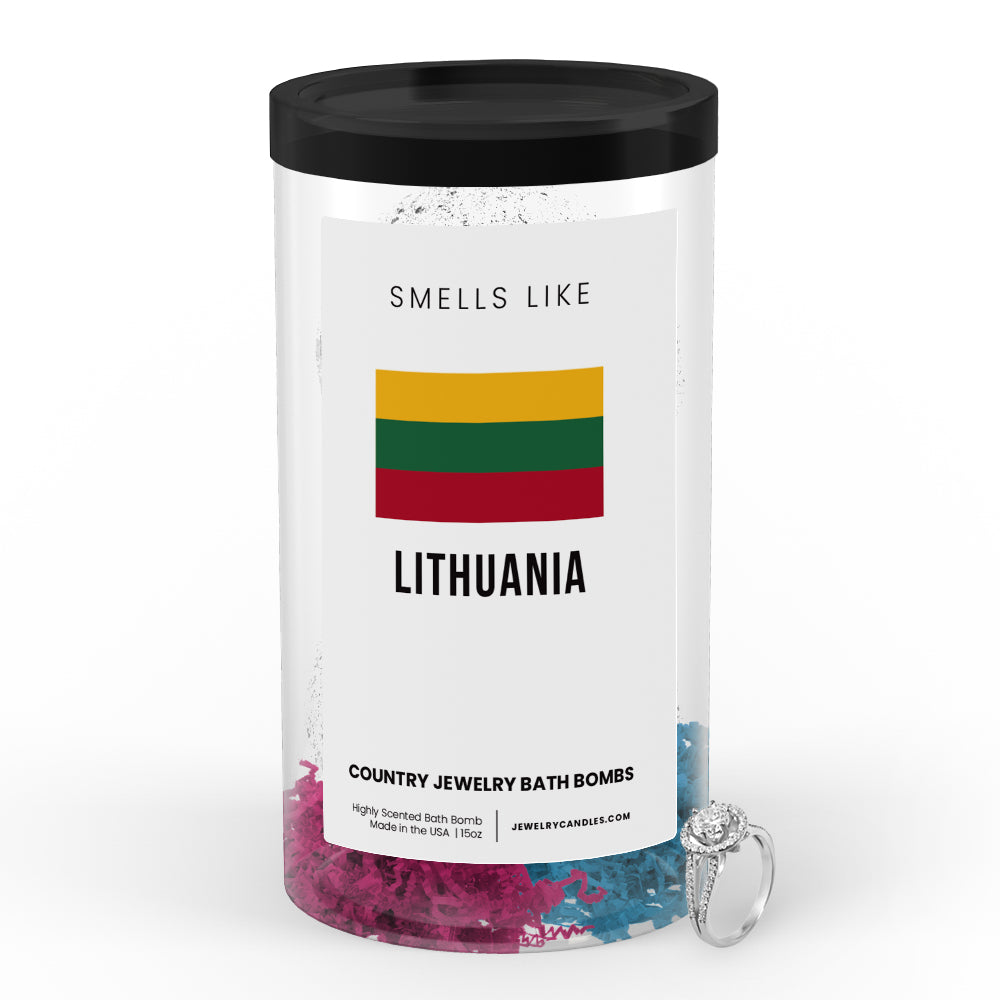 Smells Like Lithuania Country Jewelry Bath Bombs