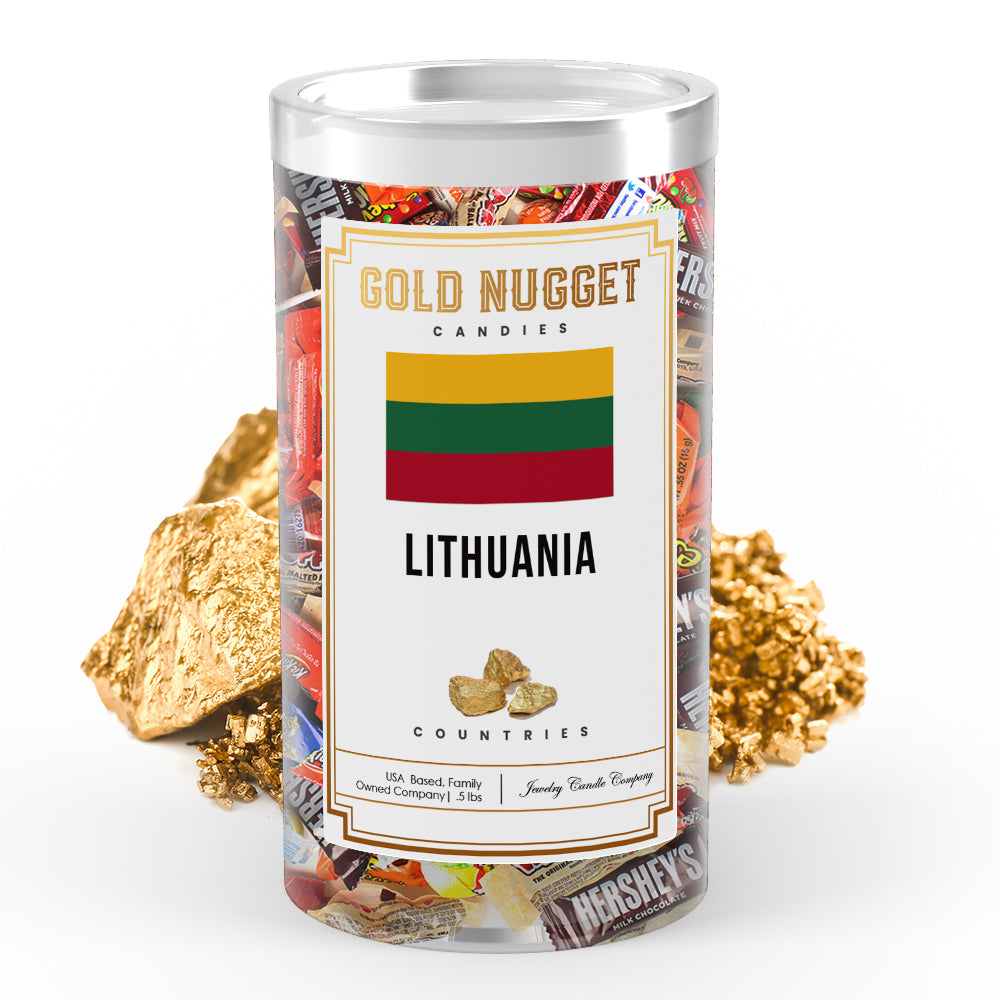 Lithuania Countries Gold Nugget Candy