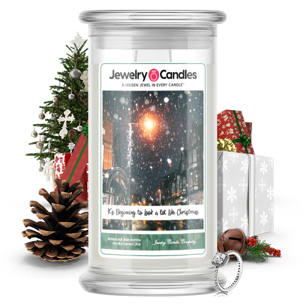 It's Beginning To Look A Lot Like Chrismas Jewelry Candle