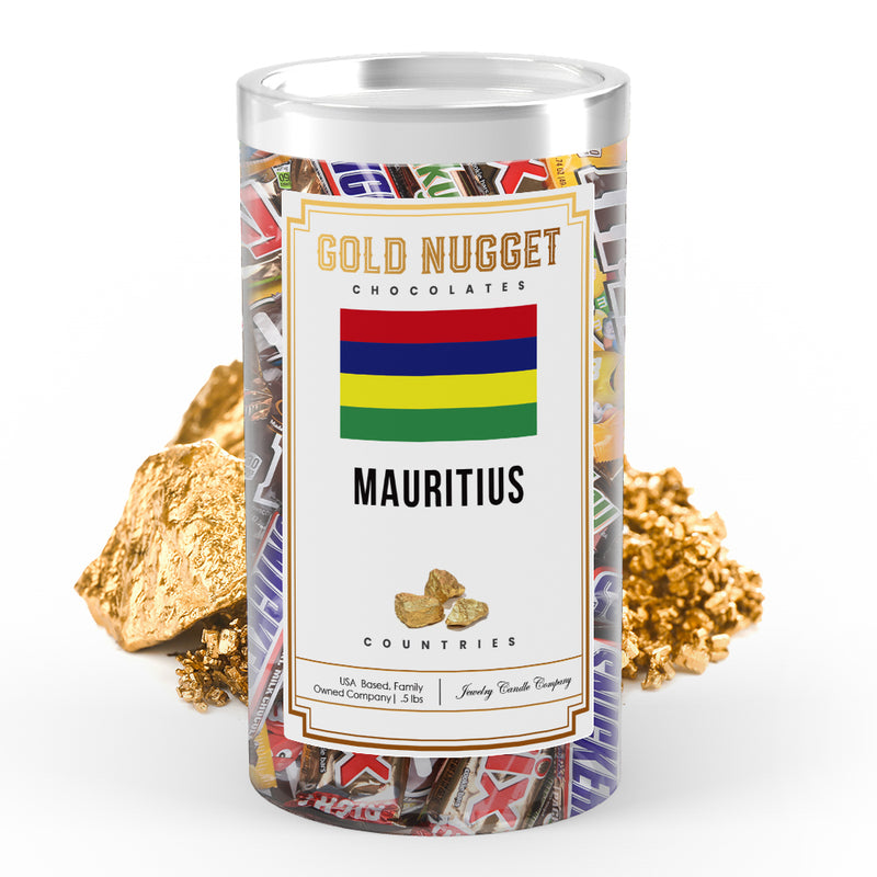 Mauritius Countries Gold Nugget Chocolates