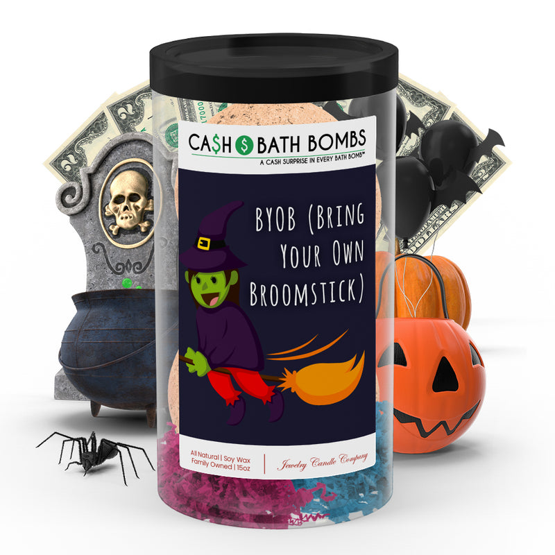 BYOB (Bring your own broomstick) Cash Bath Bombs