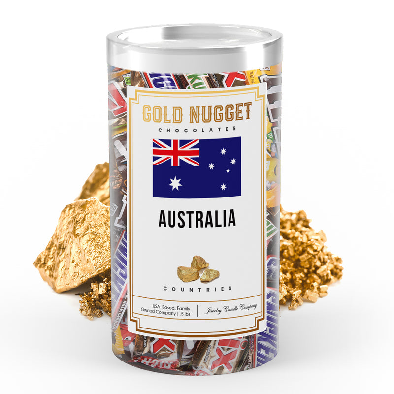Australia Countries Gold Nugget Chocolates