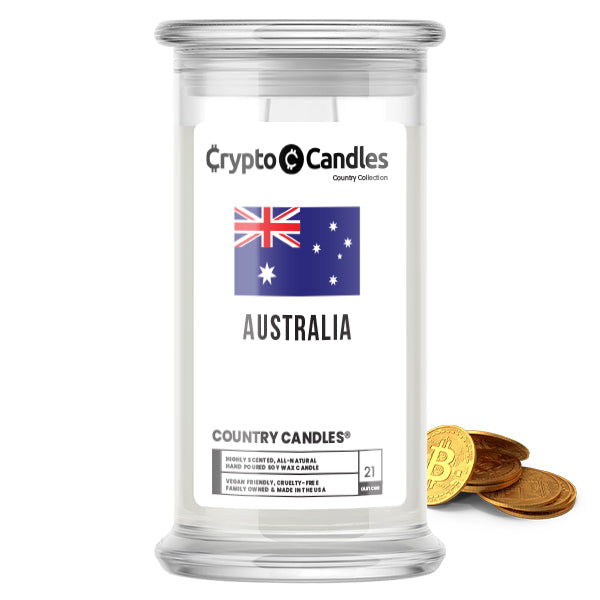 Australia Country Crypto Candles