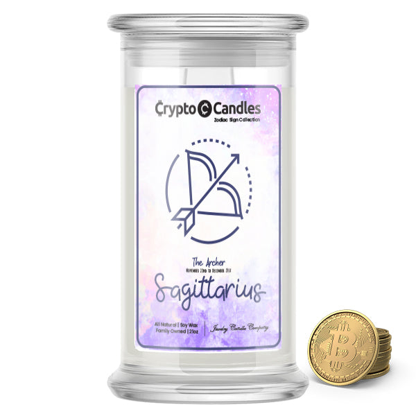Sagittarius Zodiac Crypto Candles
