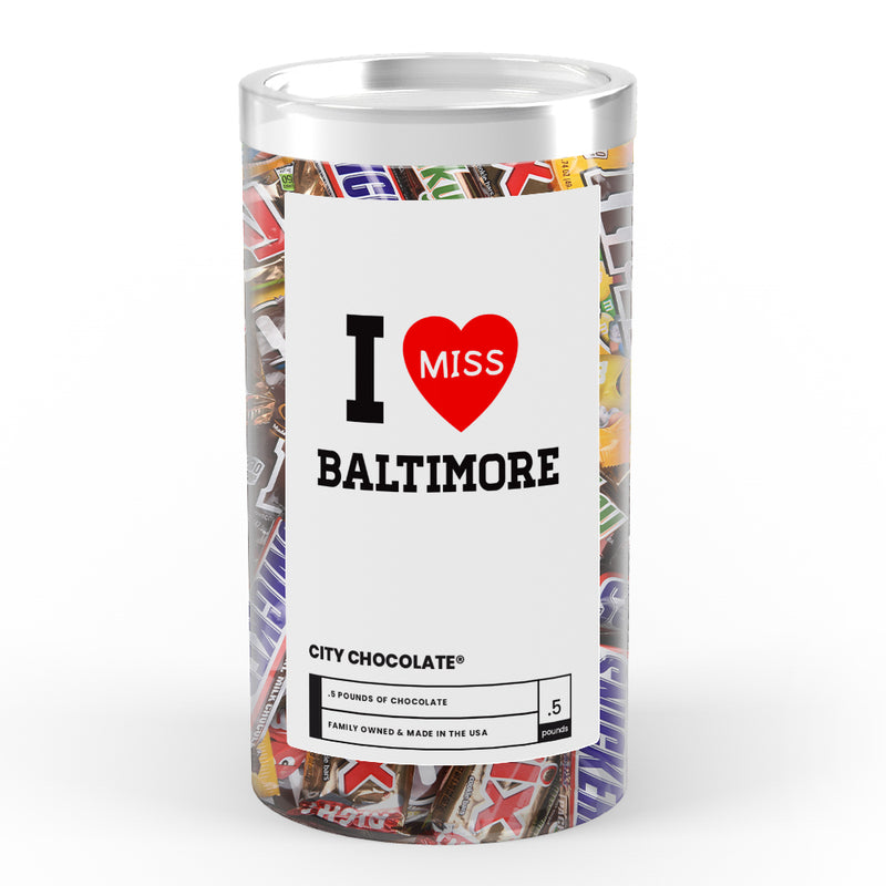 I miss Baltimore City Chocolate