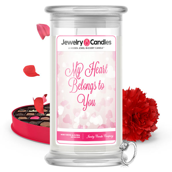 My Heart Belongs To You Jewelry Candle