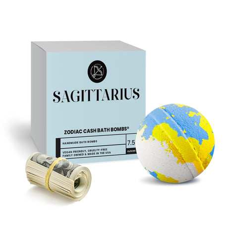 Sagittarius Zodiac Cash Bath Bomb