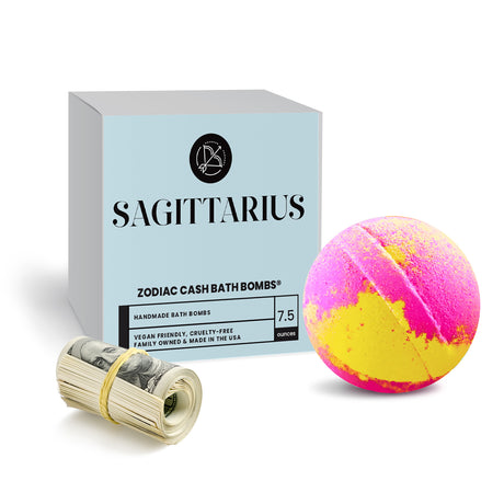 Sagittarius Zodiac Cash Bath Bomb